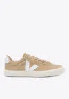 Veja Campo Bicolor Leather Low-top Sneakers In Beige