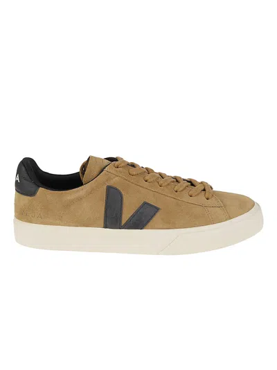 Veja Campo Low-top Suede Sneakers In Brown