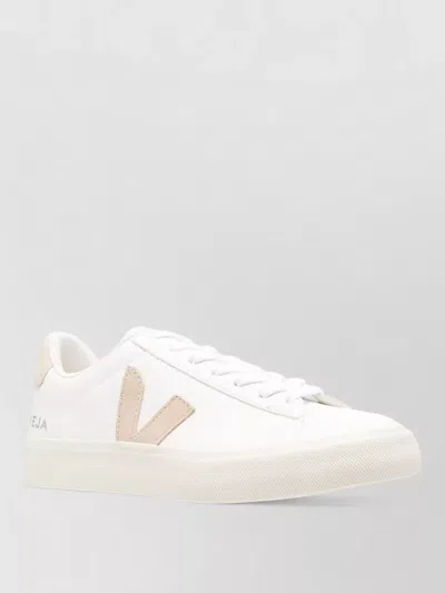 Veja Campo Round Toe Sneakers Flat Rubber Sole In Animal Print
