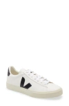 Veja Front Lace-up Sneakers With Branded Heel Counter In White