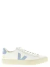 Veja Campo Low-top Leather Sneakers In Blue