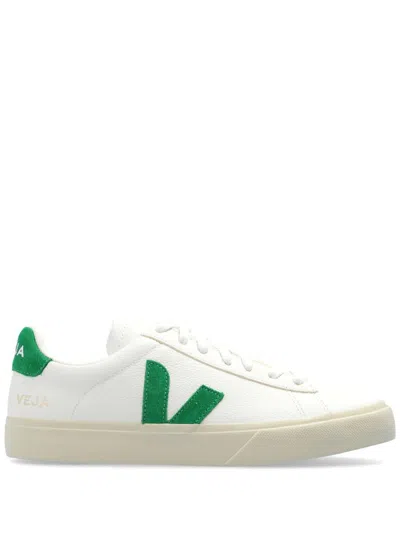 Veja Campo Leather Sneakers In White