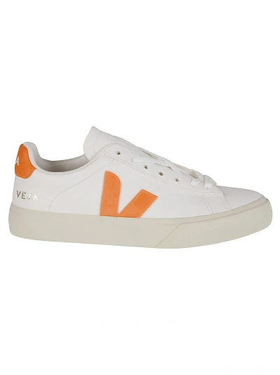 Veja Campo Sneakers In Extra White/fury