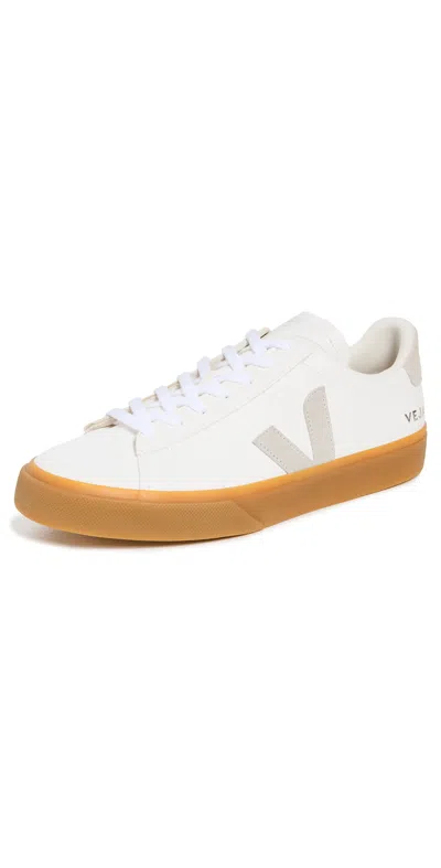 Veja Campo Chtomefree Leather Sneakers In White