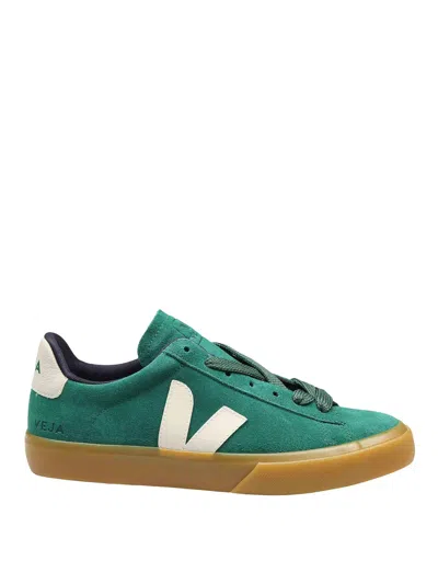 Veja Bold Suede Golf Pierre Sneakers In Green