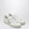 Veja Campo Sneakers In White And Matcha Leather