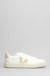 Veja Campo Sneakers In White Leather In White