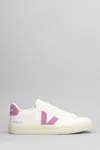 VEJA CAMPO SNEAKERS IN WHITE LEATHER