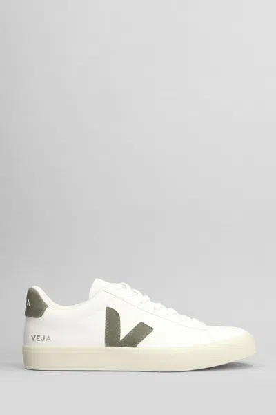 VEJA CAMPO SNEAKERS IN WHITE LEATHER