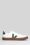 Veja Campo Sneakers In White Leather In Multi