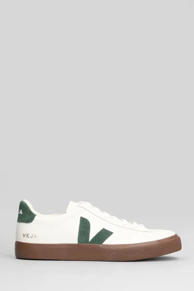 VEJA CAMPO SNEAKERS IN WHITE LEATHER