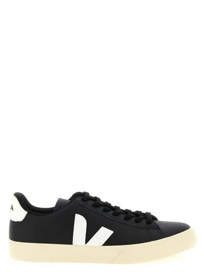 Veja Campo Sneakers With Textured Leather Upper In Multi