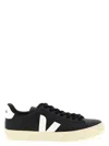 Veja Campo Leather Logo Patch Sneakers In Multi