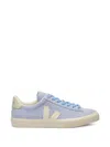 Veja Unisex Suede Sneakers With Amazonian Rubber Outsole In Silver