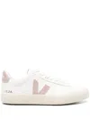 Veja V-12 Leather Extra White Sable Trainers In White