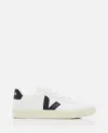 Veja Campo White And Black Low Top Sneakers In Vegan Leather Unisex In Yellow