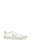 Veja Campo Bicolor Leather Low-top Sneakers In White