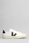 Veja Campo Leather Low-top Sneakers In White