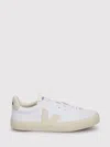 Veja White Campo Canvas Sneakers In White