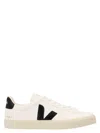 Veja Minimalist White Sneakers With Contrasting Logo In Neutral