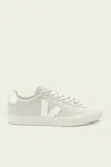 Veja Campo Suede Leather Sneaker In Natural White