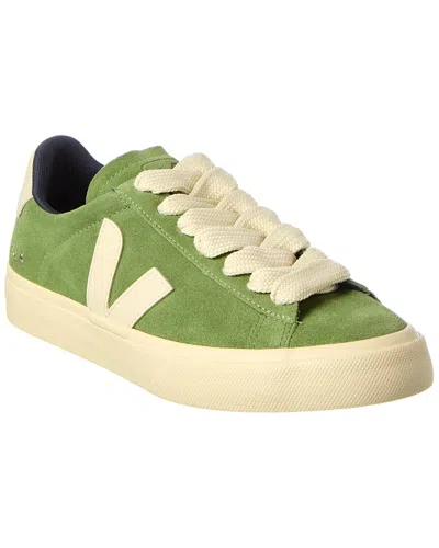 Veja Campo Suede Sneaker In Green