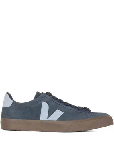 Veja Campo V-logo Sneakers In Blue