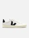 Veja Campo Leather Low-top Sneakers In White