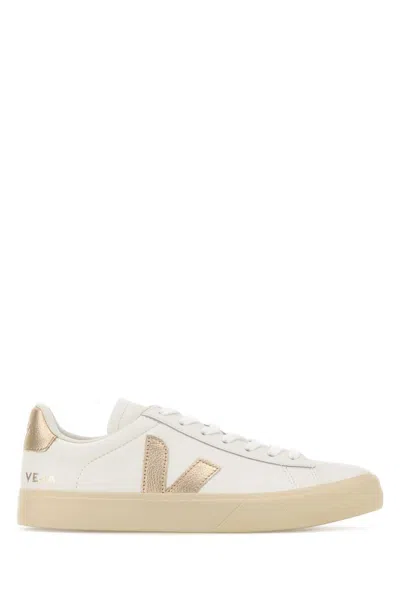 Veja Leather Campo Sneakers In White