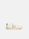 Veja 'campo' White And Light Blue Leather Sneakers In White