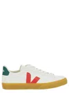 Veja Campo White Low Top Sneakers With Logo Detail In Leather Man In White