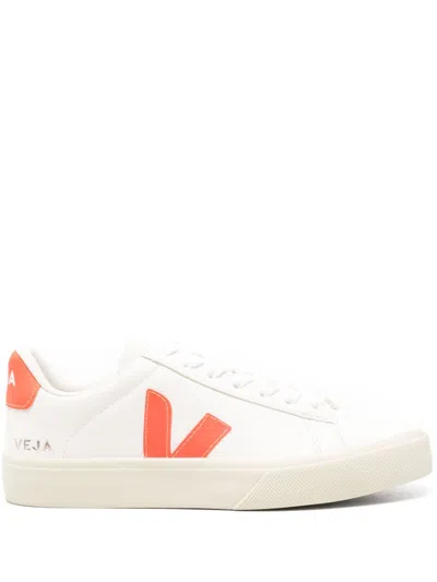 Veja Campo White V Fluor Orange Sneaker