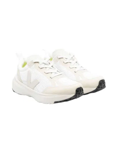 Veja Kids' Canary Low-top Sneakers In White