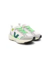Veja Kids Light Alveomesh Canary Trainers In White