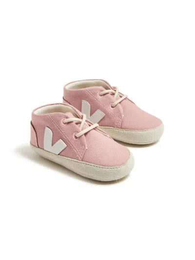 Veja Babies' Canvas Babe Pre-walkers In Pink