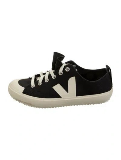 Pre-owned Veja Canvas Sneakers In Black