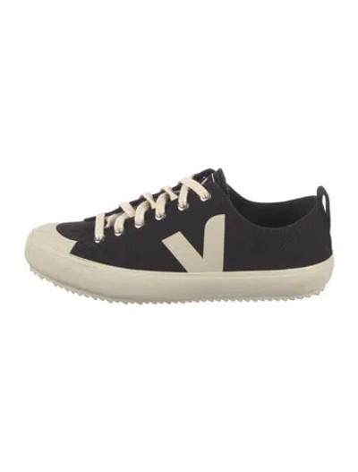 Pre-owned Veja Canvas Sneakers In Black