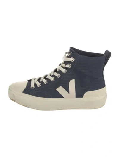 Pre-owned Veja Canvas Sneakers In Blue