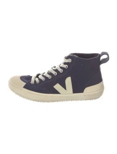 Pre-owned Veja Canvas Sneakers In Blue/purple