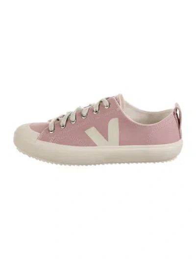 Pre-owned Veja Canvas Sneakers In Pink