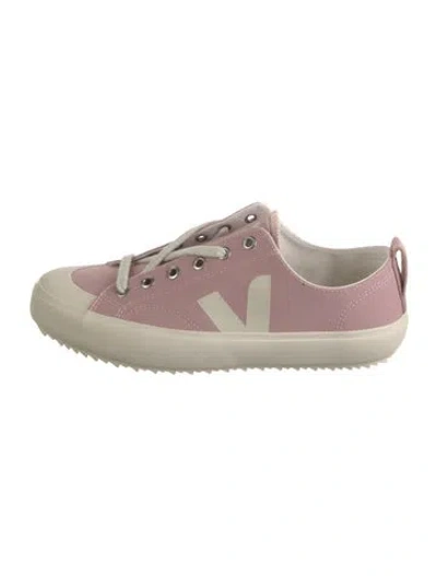 Pre-owned Veja Canvas Sneakers In Pink