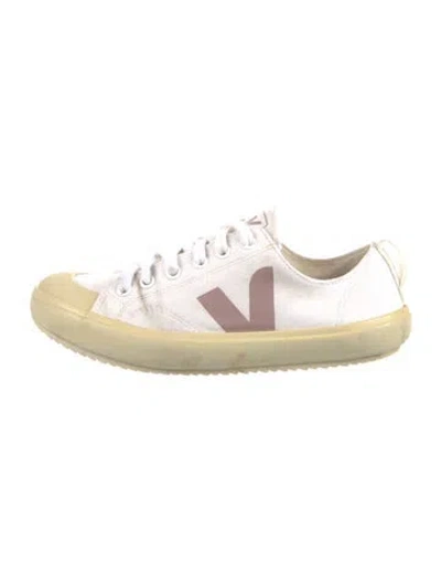 Pre-owned Veja Canvas Sneakers In Pink/white