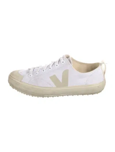 Pre-owned Veja Canvas Sneakers In White