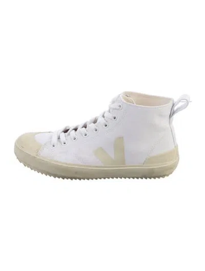Pre-owned Veja Canvas Sneakers In White