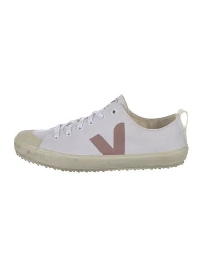 Pre-owned Veja Canvas Sneakers In White