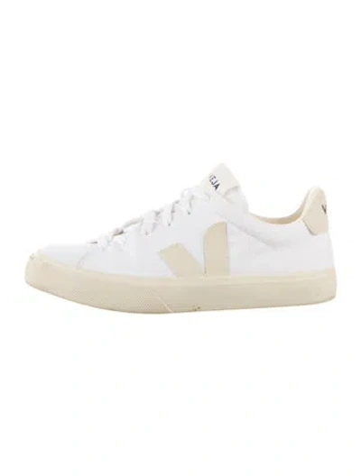 Pre-owned Veja Canvas Sneakers In White