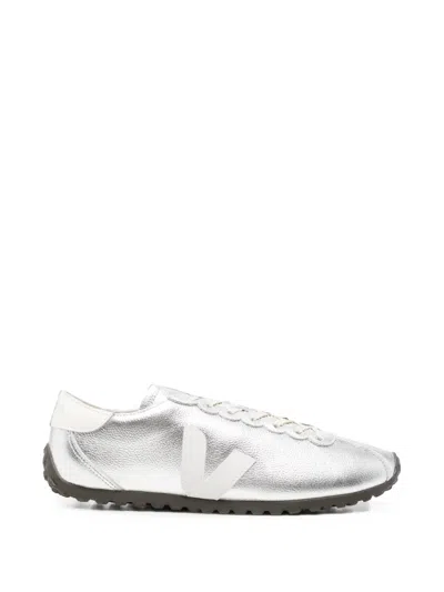 Veja Cateyes Leather Sneakers In White