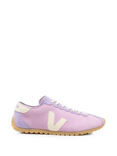 Veja Cateyes Logo-patch Panelled Sneakers In Purple