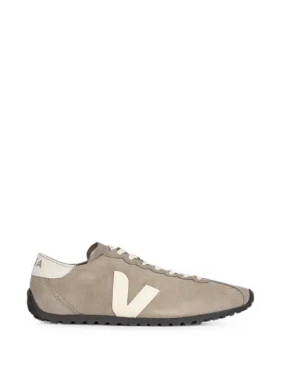 Veja Dove Grey Suede Cateyes Sneakers In Gray