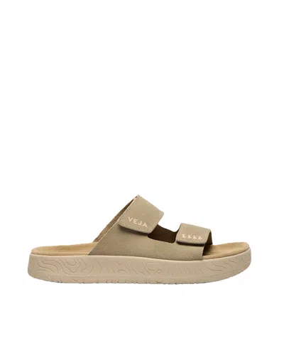 Veja Chic Taupe Almond Sandals For Women In Multi